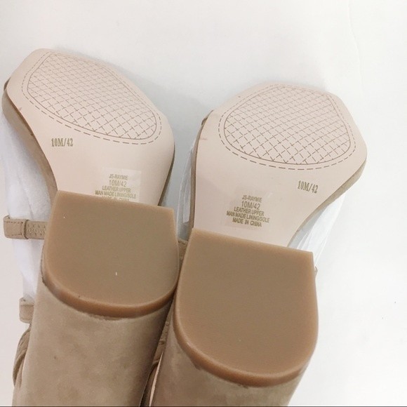 NEW Jessica Simpson Womens Size 10 Raymie Strappy Leather Sandal Heels Shoes - Picture 10 of 12